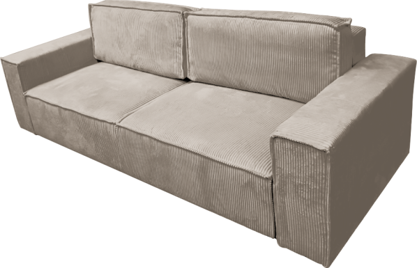Rozkládací pohovka, béžová, HARPERA BIG SOFA