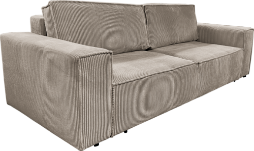 Rozkládací pohovka, béžová, HARPERA BIG SOFA