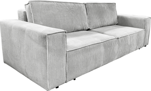 Rozkládací pohovka, světle šedá, HARPERA BIG SOFA