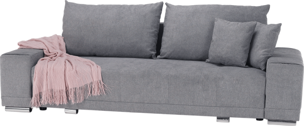 Rozkládací pohovka Kevan BIG SOFA, světle šedá