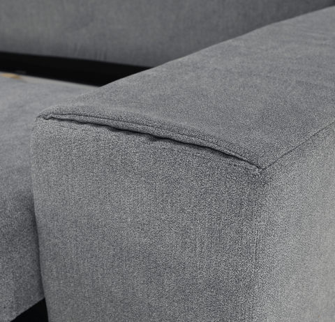 Rozkládací pohovka Kevan BIG SOFA, světle šedá