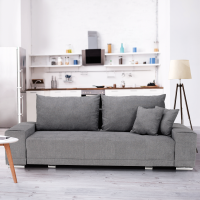 Rozkládací pohovka Kevan BIG SOFA, světle šedá