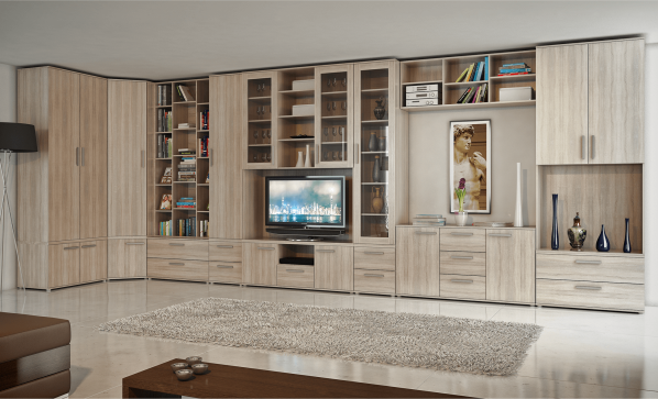 RTV stolek DUNAJ TYP 10, dub sonoma