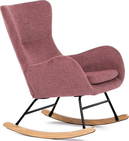 Růžové houpací křeslo AK-376 PINK2