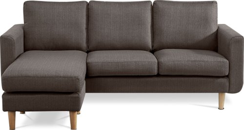 Sedačka ASB-017 GREY s mobilním taburetem