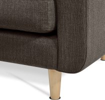 Sedačka ASB-017 GREY s mobilním taburetem