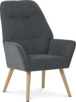 Šedé křeslo ušák AK-312 GREY2