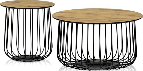 Set 2 ks stolků AF-3007 OAK