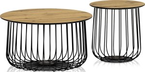 Set 2 ks stolků AF-3007 OAK