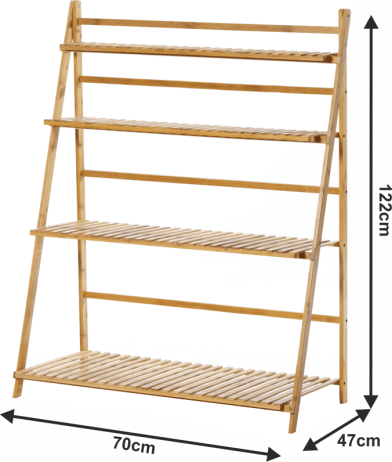Regál, bambus, Nepel TYP 2 + dárek