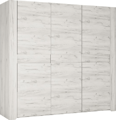 Skříň ANGEL Typ 22, 3D, bílá craft