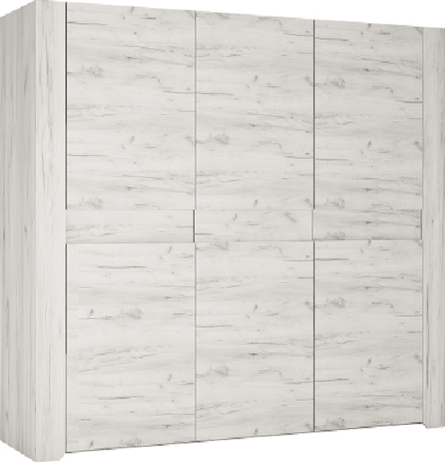 Skříň ANGEL Typ 22, 3D, bílá craft