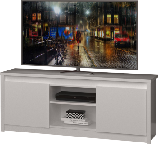 TV stolek 2D/125, bílá, ERODIN