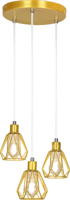Visací lampa, zlatá/kov, OKIRA TYP 1