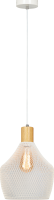 Visící lampa, bílá/přírodní, KOLEN