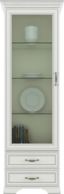 Vitrína TIFFY 1W2S, woodline krém