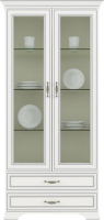 Vitrína TIFFY 2W2S, woodline krém