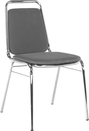 Zasedací židle, šedá síťovina, ZEKI