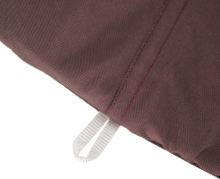 Závěsné houpací křeslo, šedohnědá TAUPE, KLORIN NEW TYP 2 BIG SIZE CACOON HAMMOCK