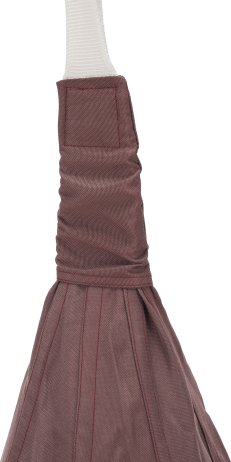 Závěsné houpací křeslo, šedohnědá TAUPE, KLORIN NEW TYP 2 BIG SIZE CACOON HAMMOCK