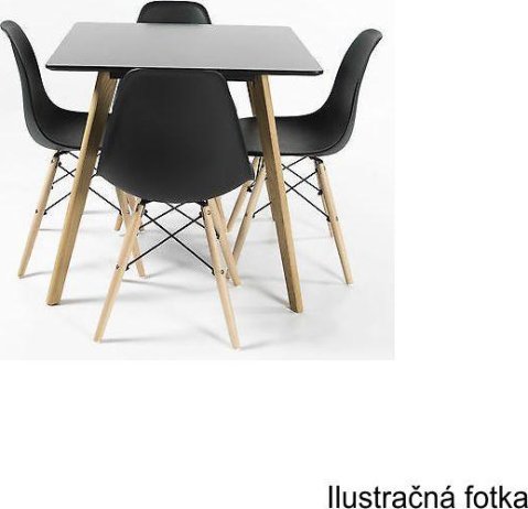 Židle, černá/buk, CINKLA 3 NEW