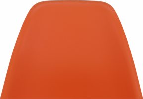 Židle CINKLA 3 NEW, oranžová/buk